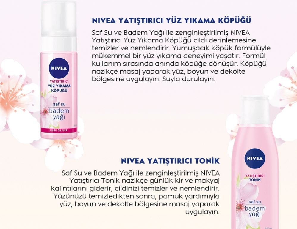 Nivea Yatıştırıcı Yüz Yıkama Köpüğü